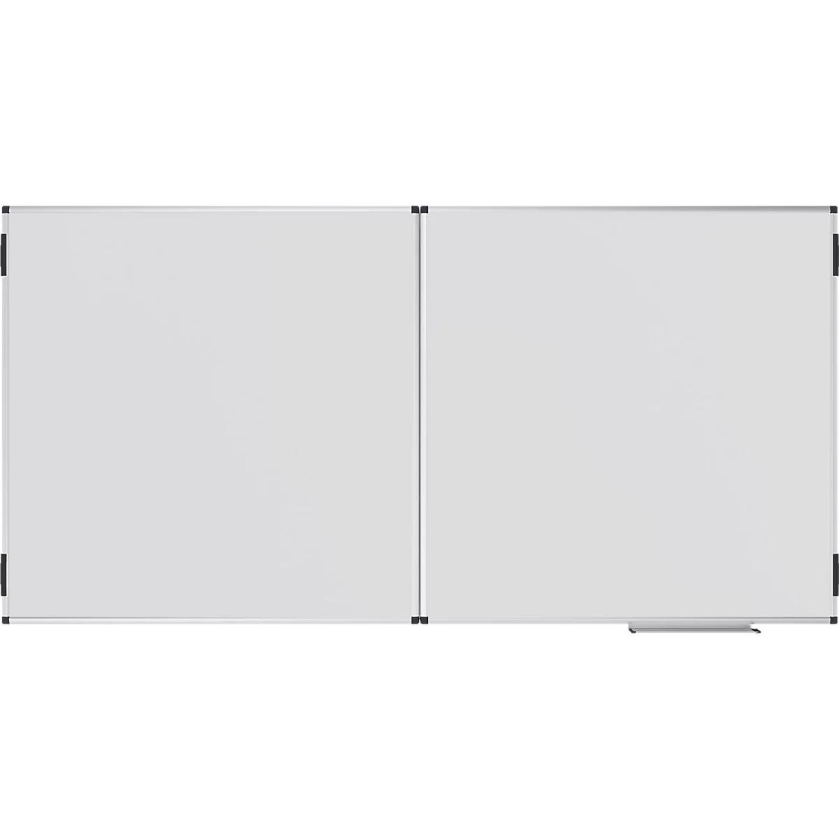 Klapptafel Legamaster UNITE PLUS, magnetisch, 5 Schreibflächen, B 2000/4000 x T 13,4 x H 1000 mm, emaillierter Keramikstahl, weiß
